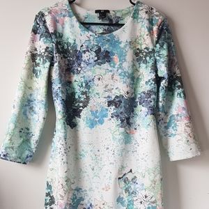 H&M Watercolor Bodycon Dress